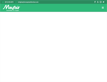 Tablet Screenshot of mayfaircarpetandfurniture.com